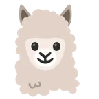 slightly smiling face + llama