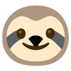 slightly smiling face + sloth