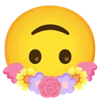 upside-down face + tulip
