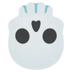 upside-down face + skull