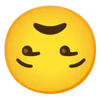 upside-down face + unamused face