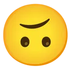 upside-down face + confused face