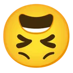 upside-down face + tired face