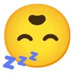 upside-down face + sleeping face