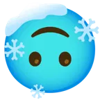 upside-down face + cold face