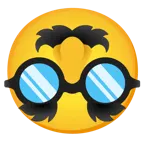 upside-down face + disguised face