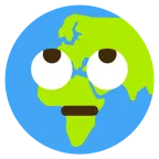 faccina con occhi al cielo + Europa e Africa