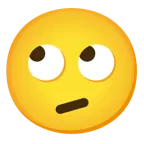 face with rolling eyes + face with rolling eyes