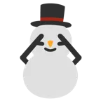 non vedo + pupazzo di neve senza neve