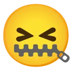 faccina con bocca con cerniera + faccina frustrata