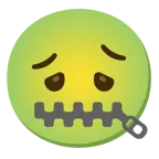 faccina con bocca con cerniera + faccina nauseata