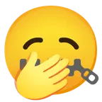 faccina con bocca con cerniera + faccina che sbadiglia