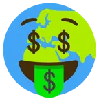 faccina avida di denaro + Europa e Africa