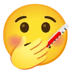 faccina con termometro + faccina che sbadiglia