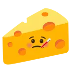 faccina con termometro + fetta di formaggio