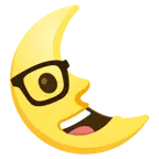 faccina nerd + faccina ultimo quarto di luna