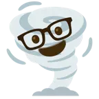 faccina nerd + tornado