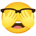 faccina nerd + non vedo