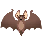 faccina nerd + pipistrello