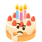 faccina concentrata + torta di compleanno