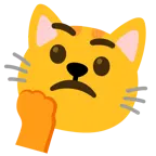 faccina concentrata + muso di gatto