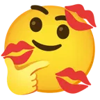 faccina concentrata + impronta della bocca