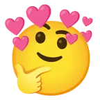faccina concentrata + cuore con freccia