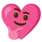 faccina concentrata + cuore con fiocco
