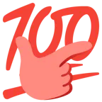 faccina concentrata + 100 punti