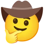 faccina concentrata + faccina con cappello da cowboy