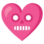 faccina di robot + cuore con fiocco