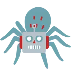 faccina di robot + ragno