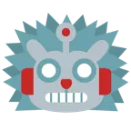 faccina di robot + riccio