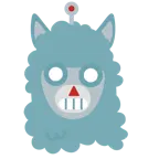 faccina di robot + lama