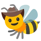 faccina con cappello da cowboy + ape