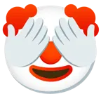 faccina pagliaccio + non vedo