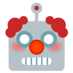 faccina pagliaccio + faccina di robot
