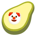 faccina pagliaccio + avocado