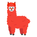 faccina pagliaccio + lama