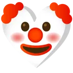 faccina pagliaccio + cuori
