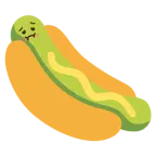 faccina nauseata + hot dog