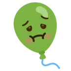 faccina nauseata + palloncino