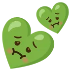 faccina nauseata + due cuori
