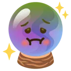 faccina nauseata + sfera di cristallo