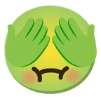faccina nauseata + non vedo