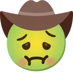 faccina nauseata + faccina con cappello da cowboy