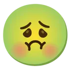 nauseated face + nauseated face