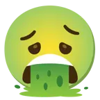 faccina nauseata + faccina che vomita