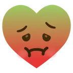 faccina nauseata + cuori