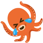 rolling on the floor laughing + octopus